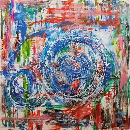 Abstraktes Kunstwerk Unikat zum Verkauf