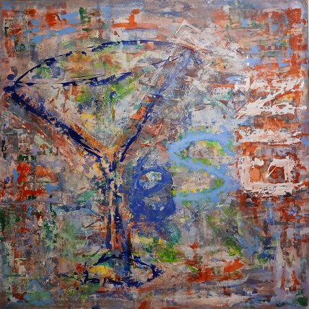 Abstraktes Kunstwerk Unikat zum Verkauf