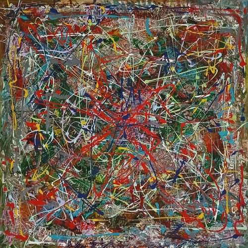 Abstraktes Kunstwerk Unikat zum Verkauf